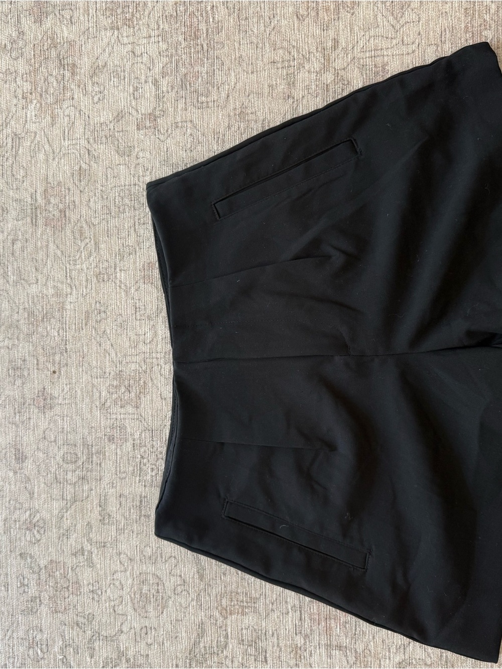 a new day Black Mini Short with Clean Lines